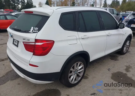 2013 BMW X3 xDrive28I из США, поврежденный, VIN 5UXWX9C53D0A12653